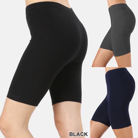 Zenana Outfitters Pants - 2 Sizes Left S,M Cotton Stretch Black Short